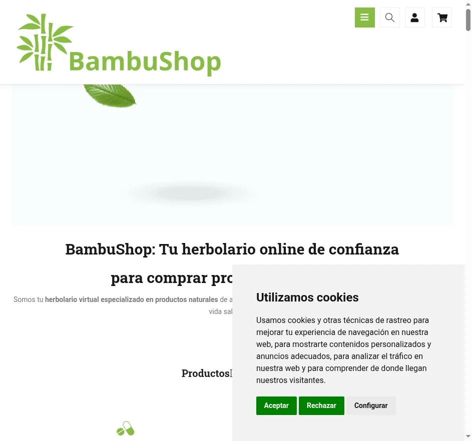 Captura de BambuShop